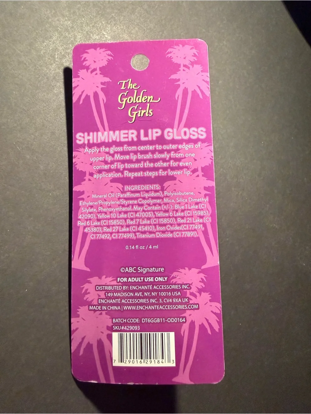 The Golden Girls Lip Gloss Set – Creamy Pink, Peach Shades
